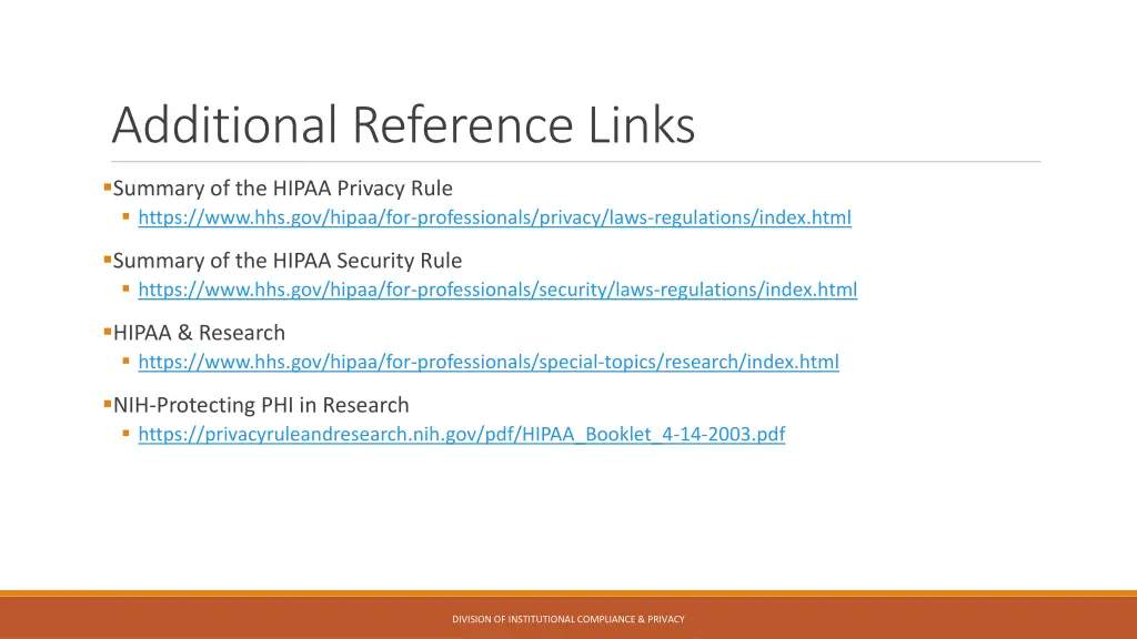 additional reference links