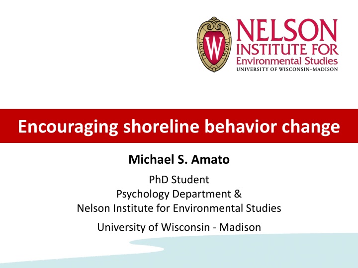 encouraging shoreline behavior change