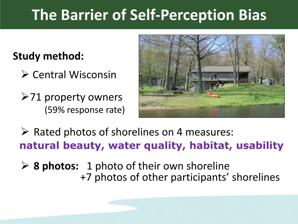 the barrier of self perception bias 2