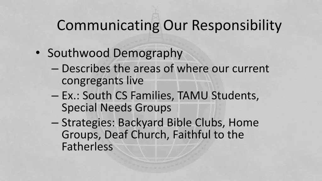 communicating our responsibility 4