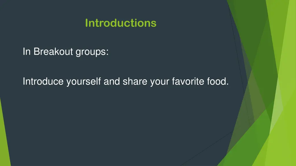 introductions