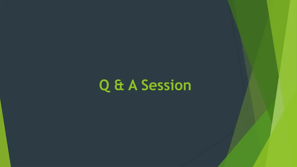 q a session
