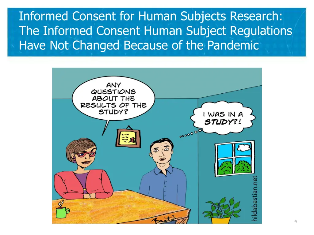 informed consent for human subjects research