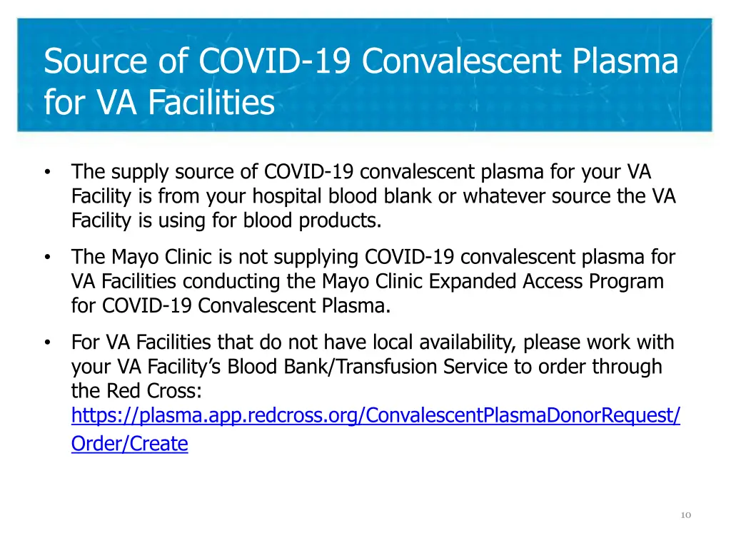 source of covid 19 convalescent plasma