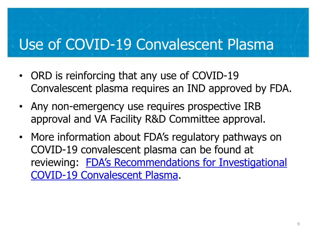 use of covid 19 convalescent plasma 1