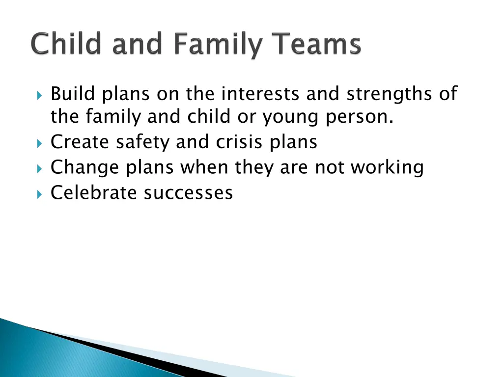 build plans on the interests and strengths