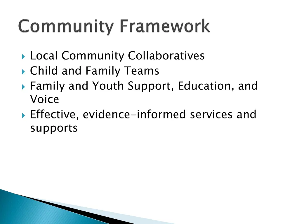 local community collaboratives child and family