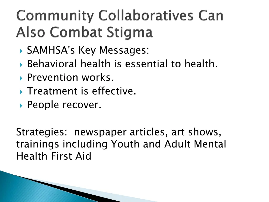 samhsa s key messages behavioral health