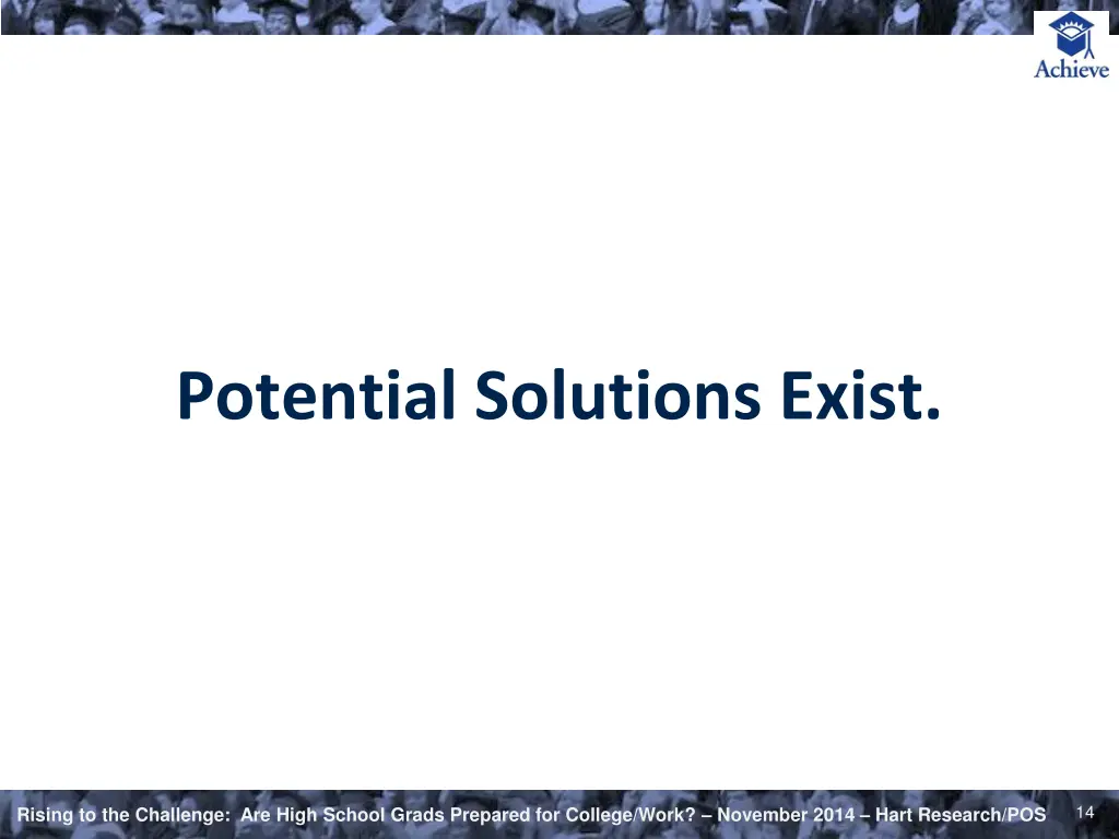 potential solutions exist