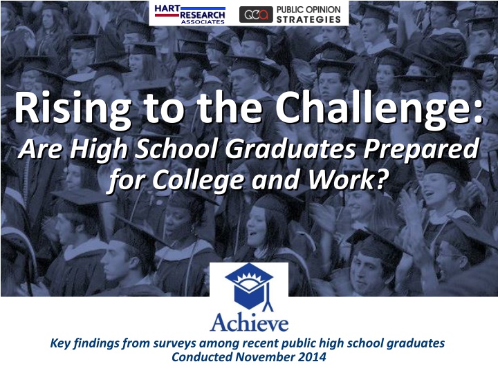rising to the challenge are high school graduates