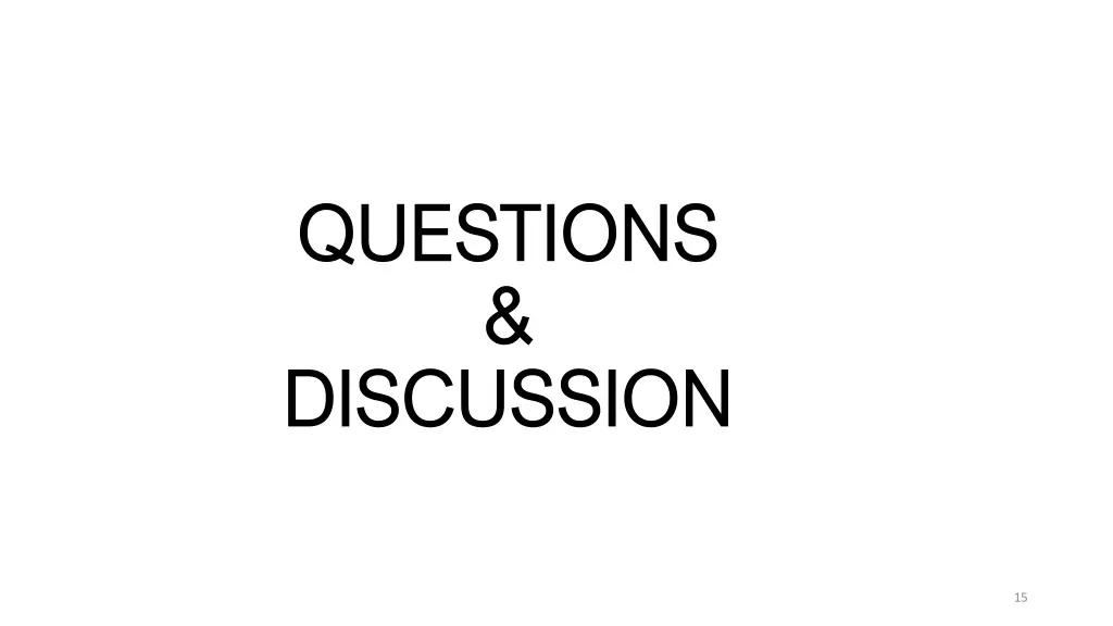 questions questions discussion discussion