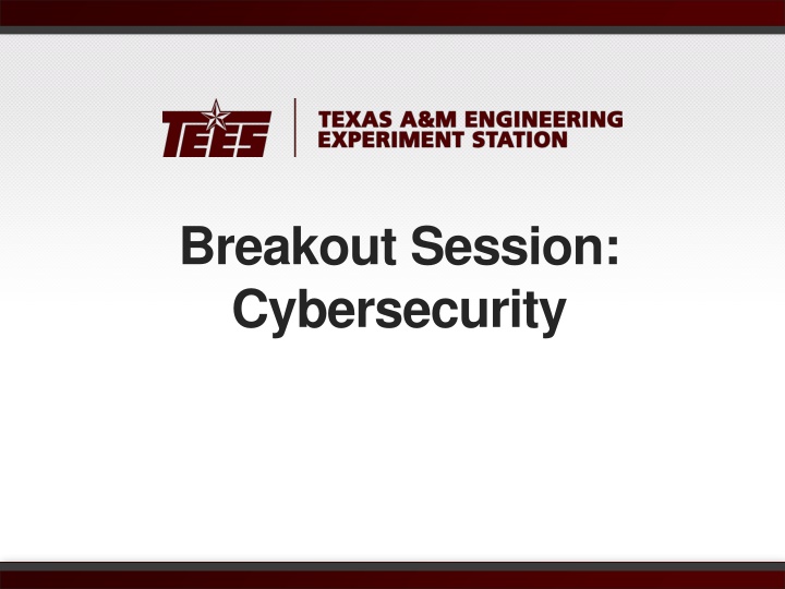 breakout session cybersecurity