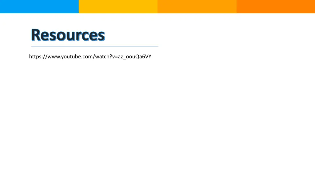 resources