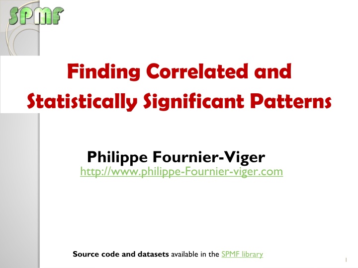 finding correlated and statistically significant