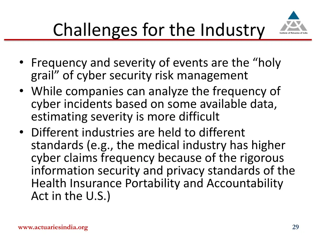 challenges for the industry 6