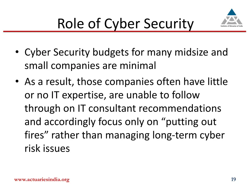role of cyber security