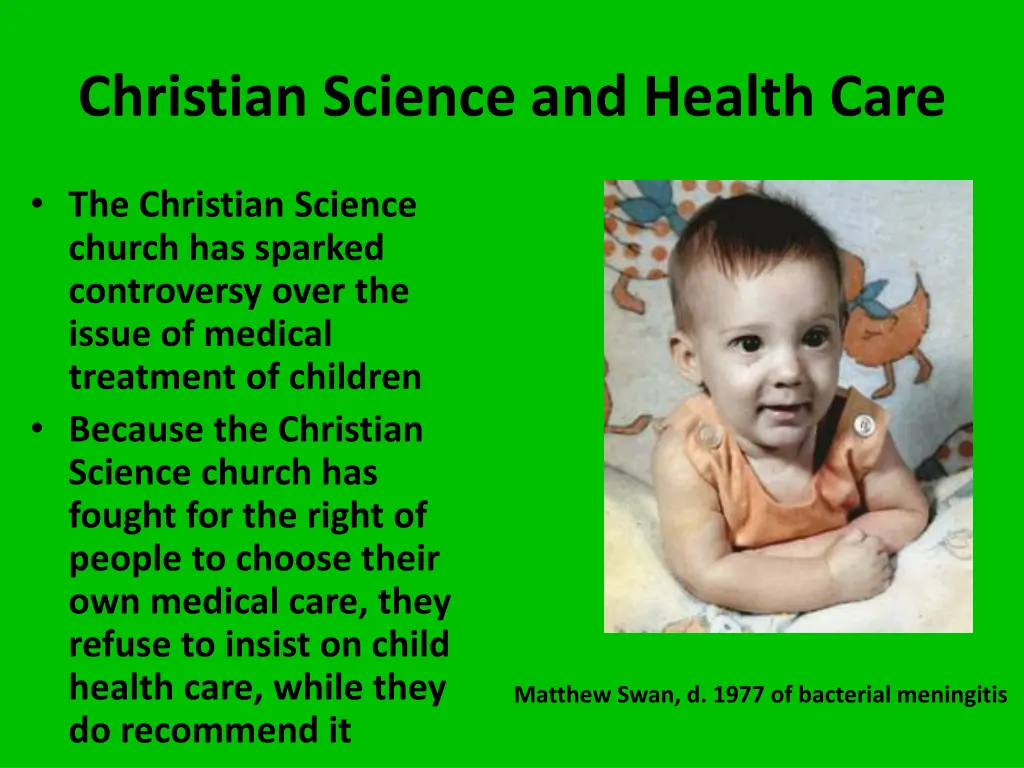 christian science and health care 1