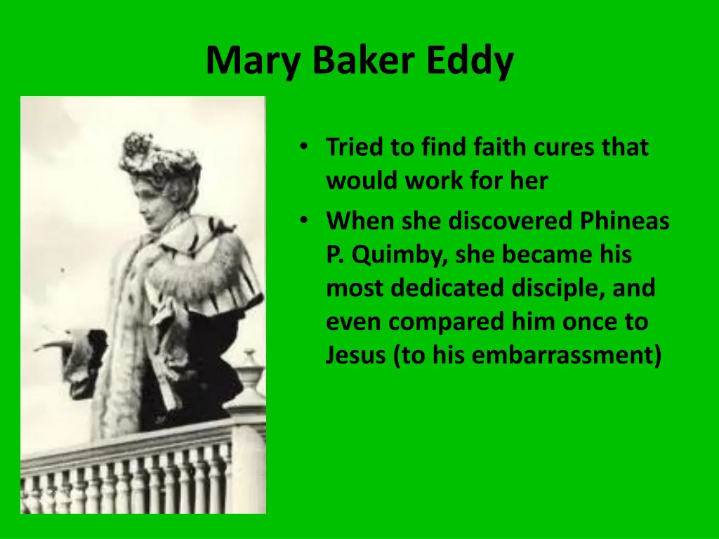 mary baker eddy