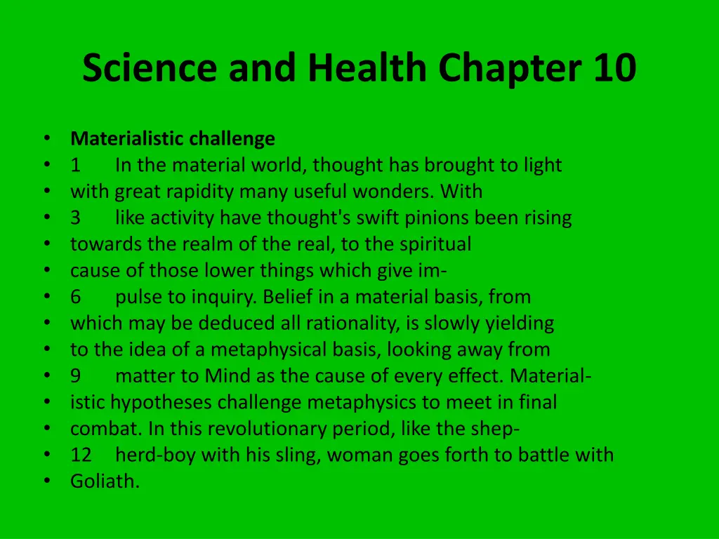 science and health chapter 10 1