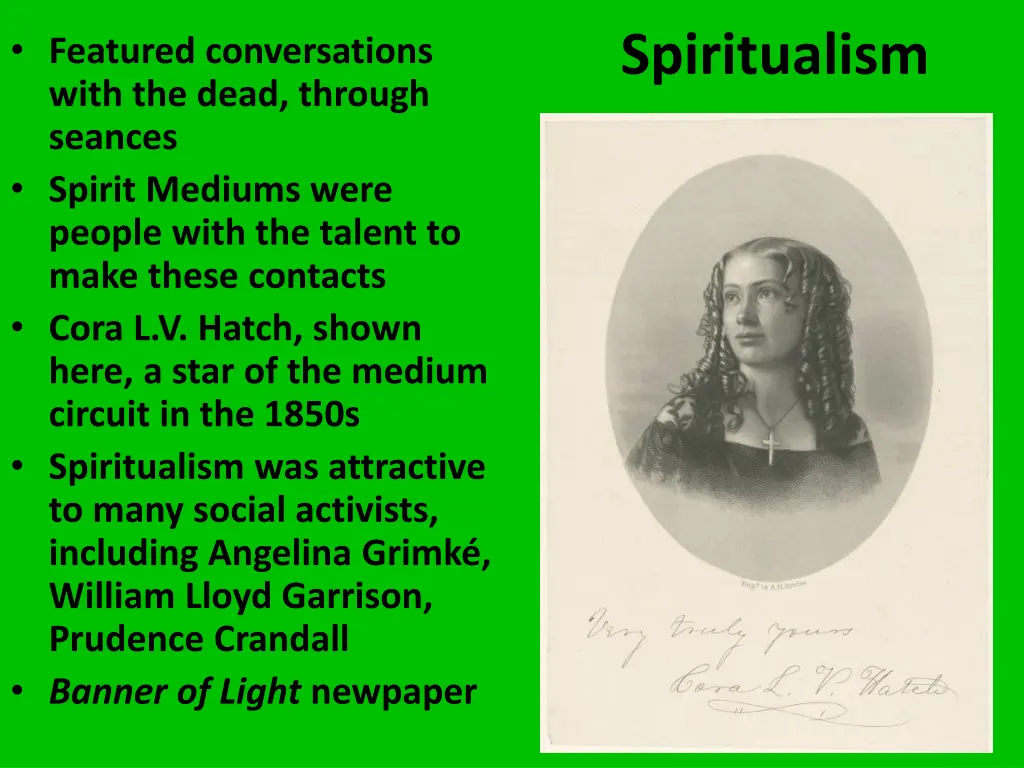 spiritualism
