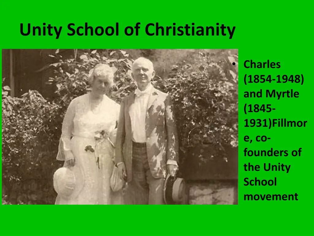 unity school of christianity