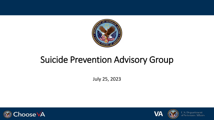 suicide prevention advisory group suicide
