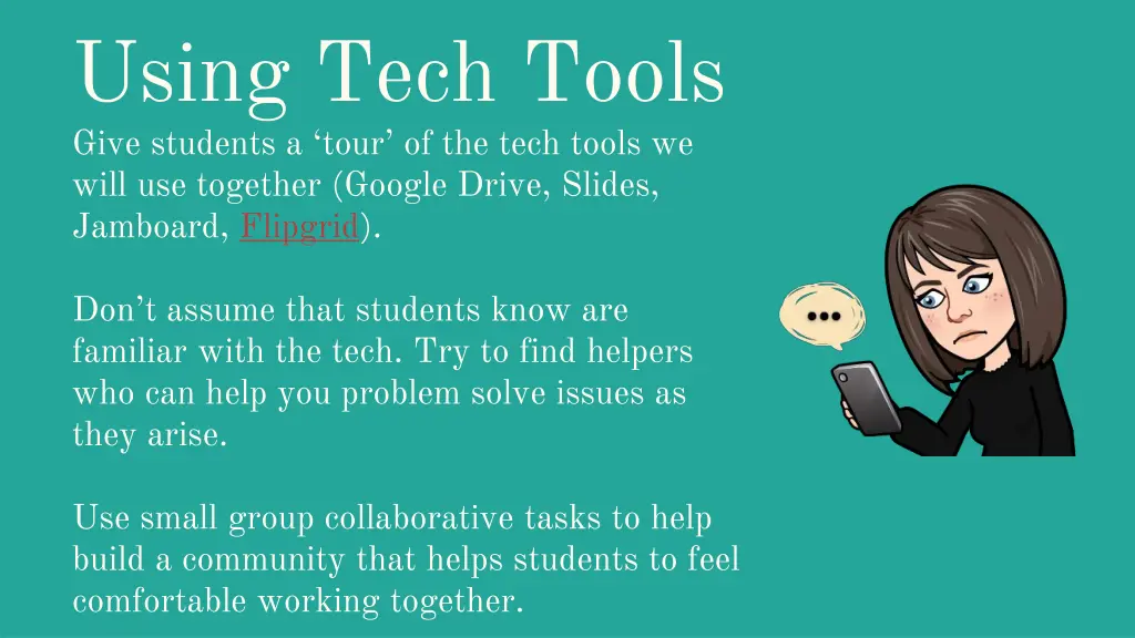 using tech tools give students a tour of the tech