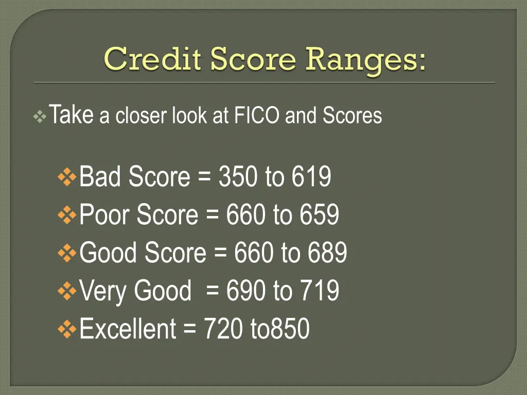 take a closer look at fico and scores
