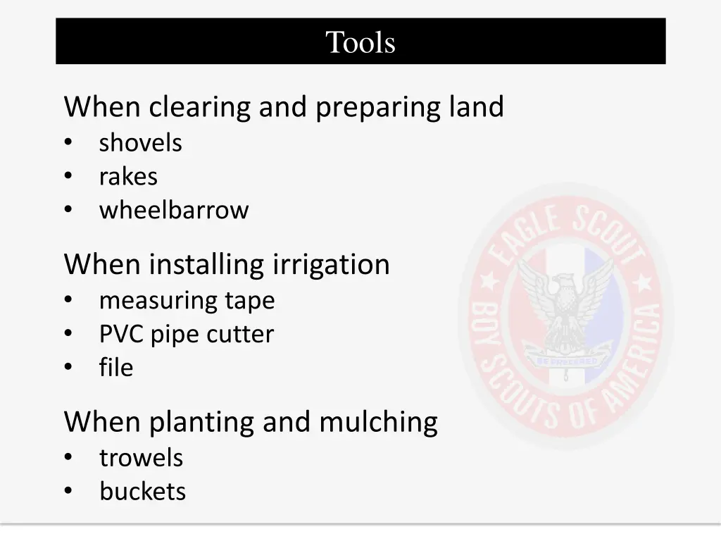 tools
