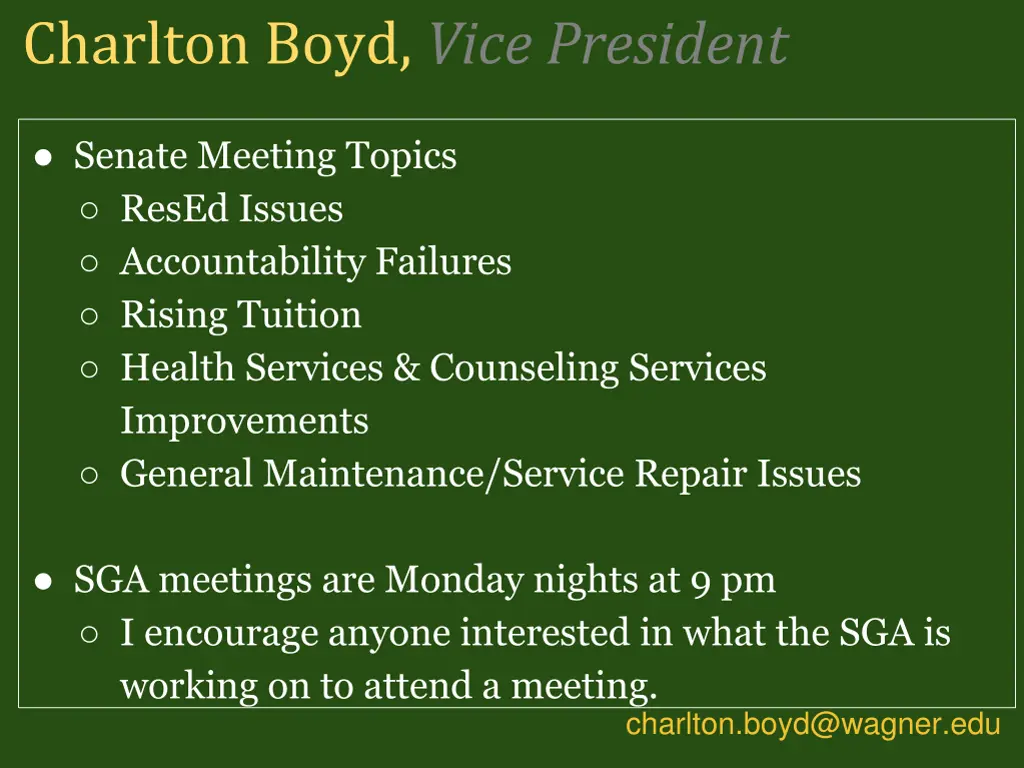 charlton boyd vice president