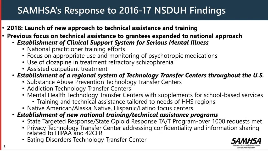 samhsa s response to 2016 17 nsduh findings