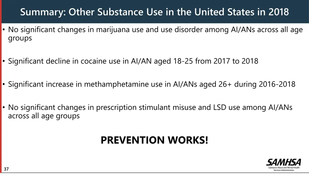 summary other substance use in the united states