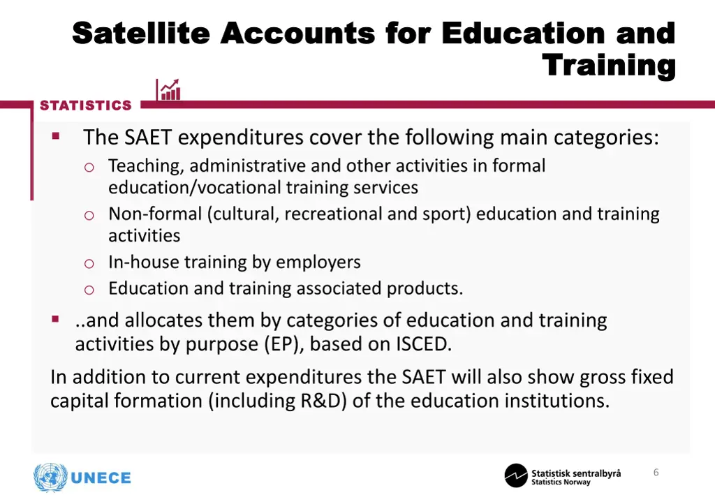 satellite accounts for education and satellite