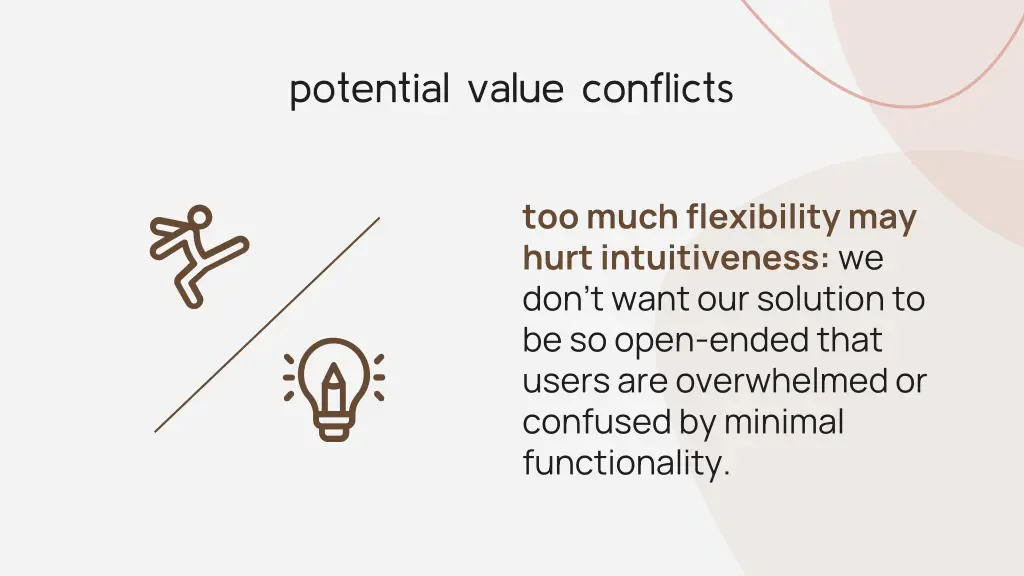 potential value conflicts