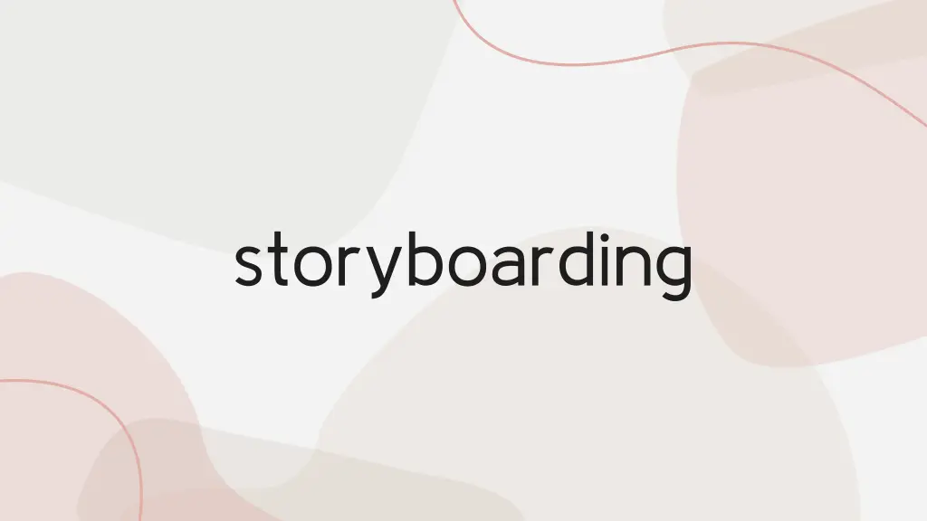 storyboarding