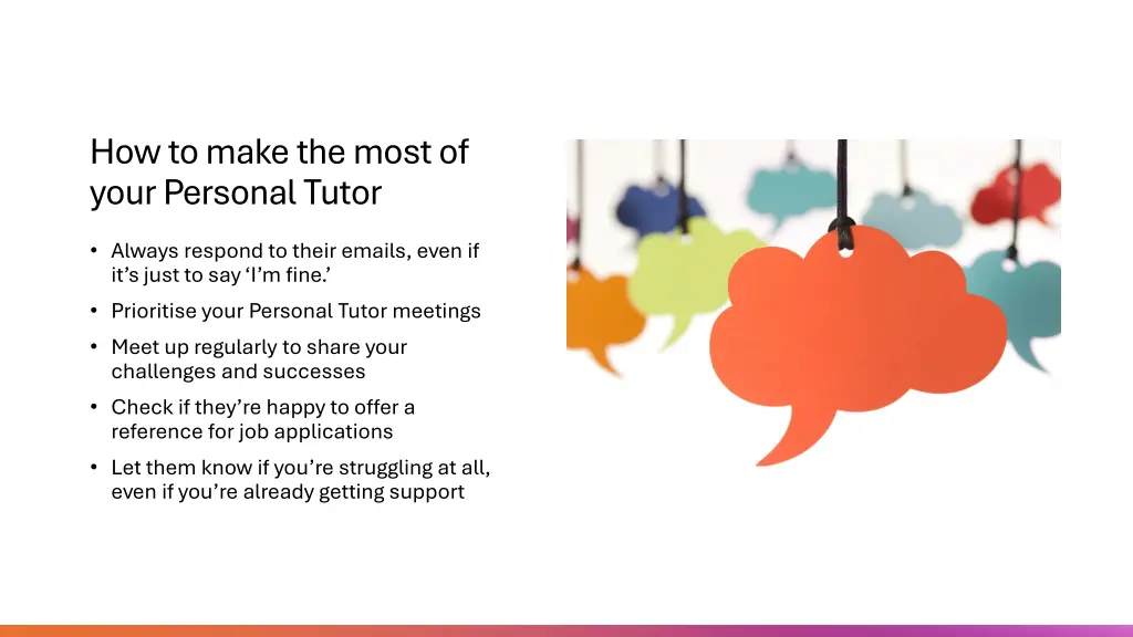 how to make the most of your personal tutor