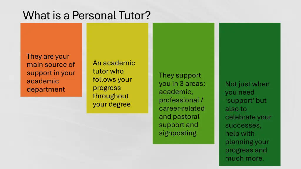 what is a personal tutor