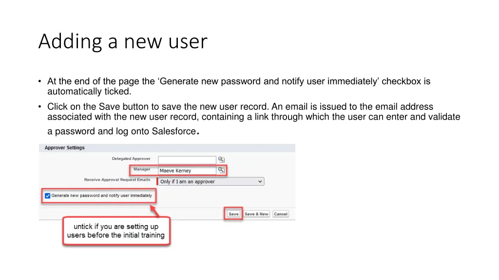 adding a new user 2