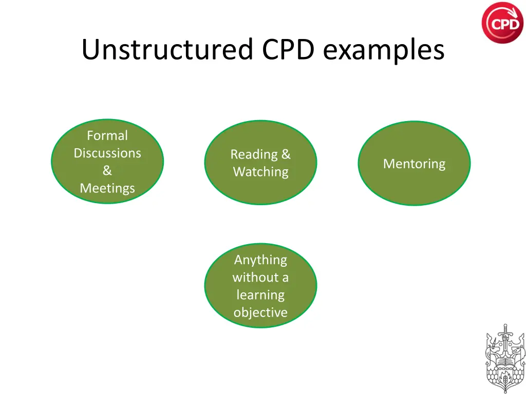 unstructured cpd examples