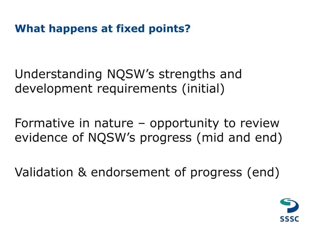 what happens at fixed points