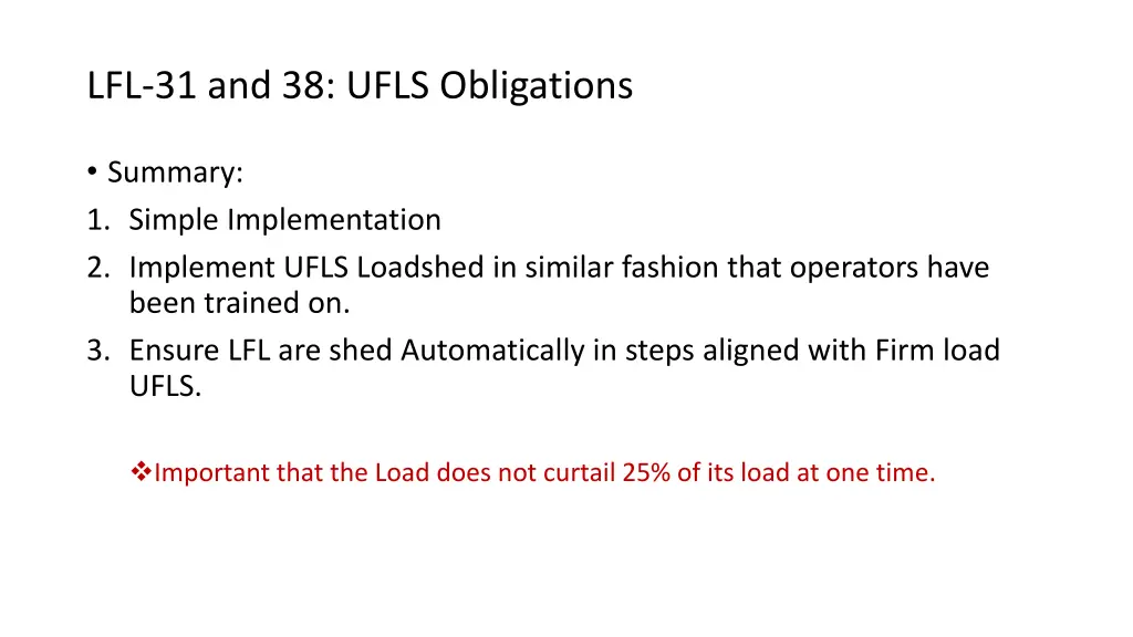 lfl 31 and 38 ufls obligations 2