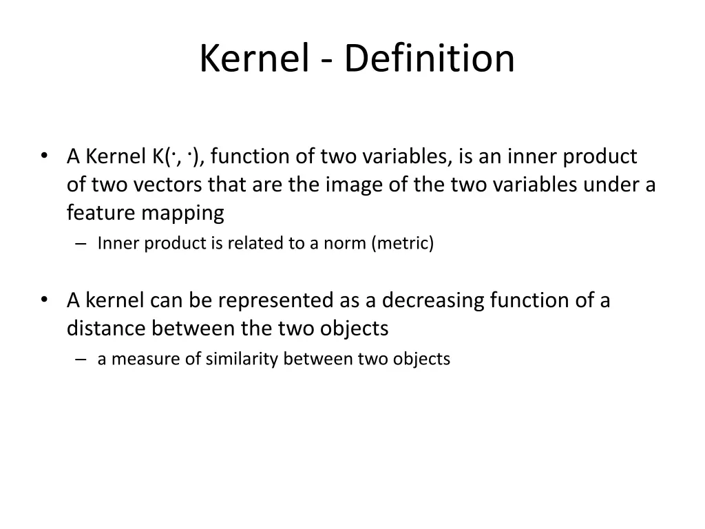 kernel definition