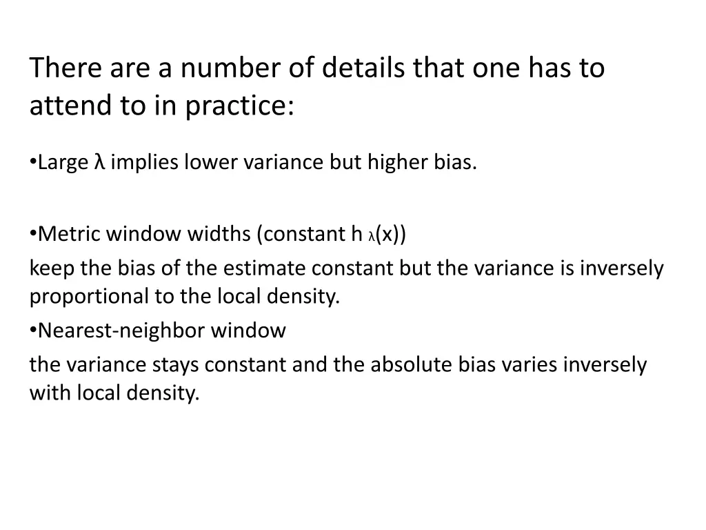 there are a number of details that