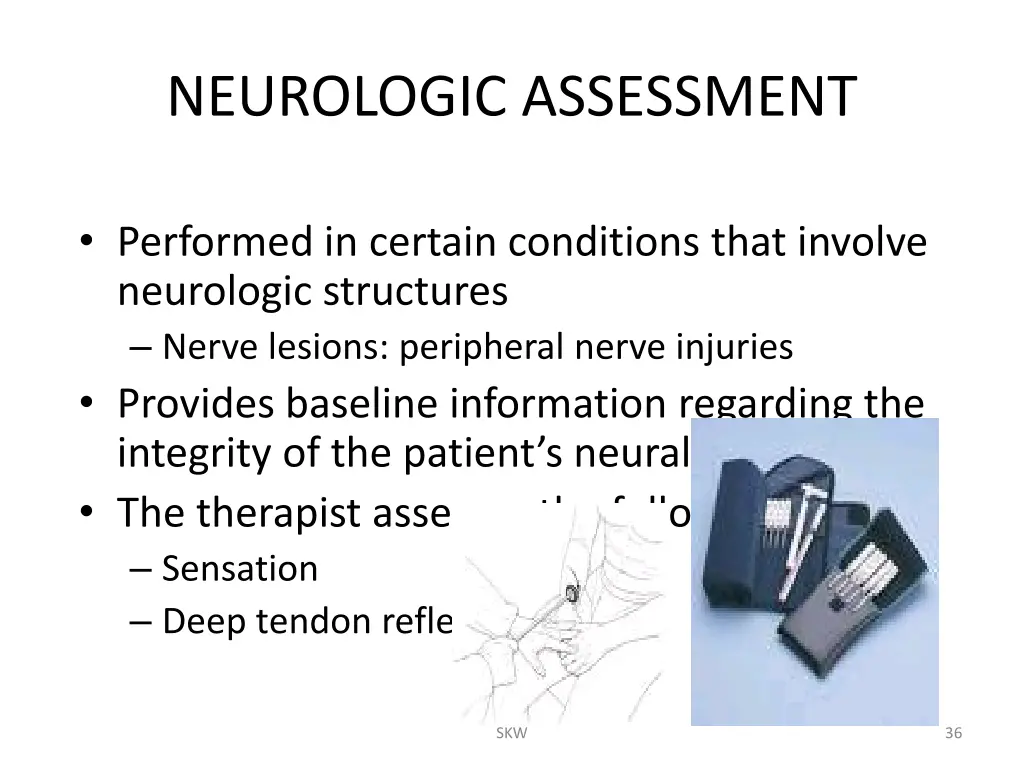 neurologic assessment