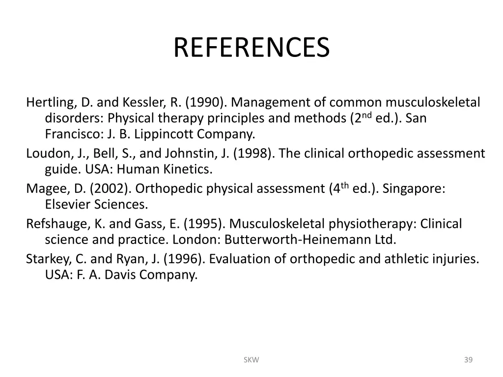 references
