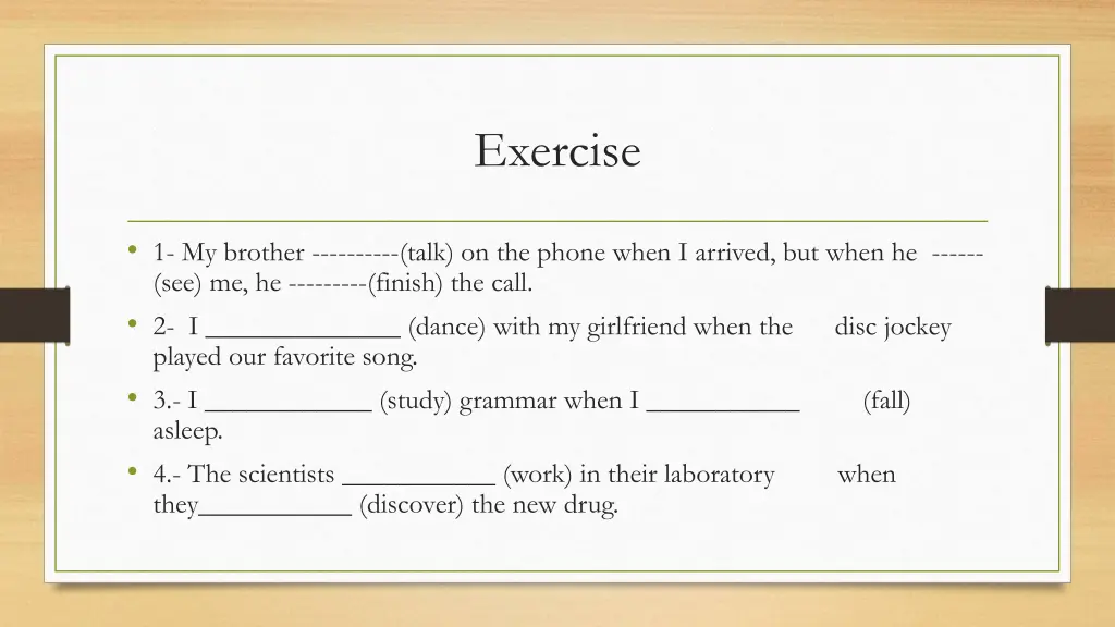 exercise