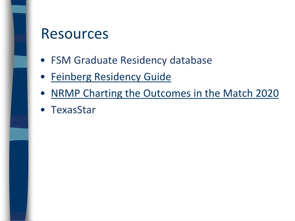 resources