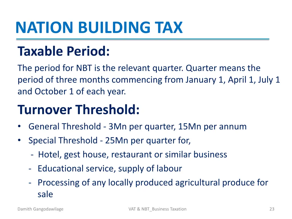 nation building tax taxable period the period
