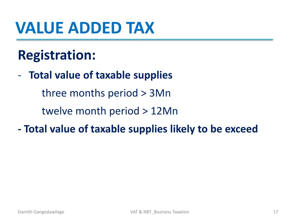 value added tax 14