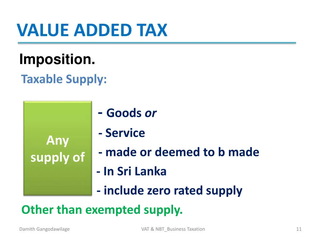 value added tax 8